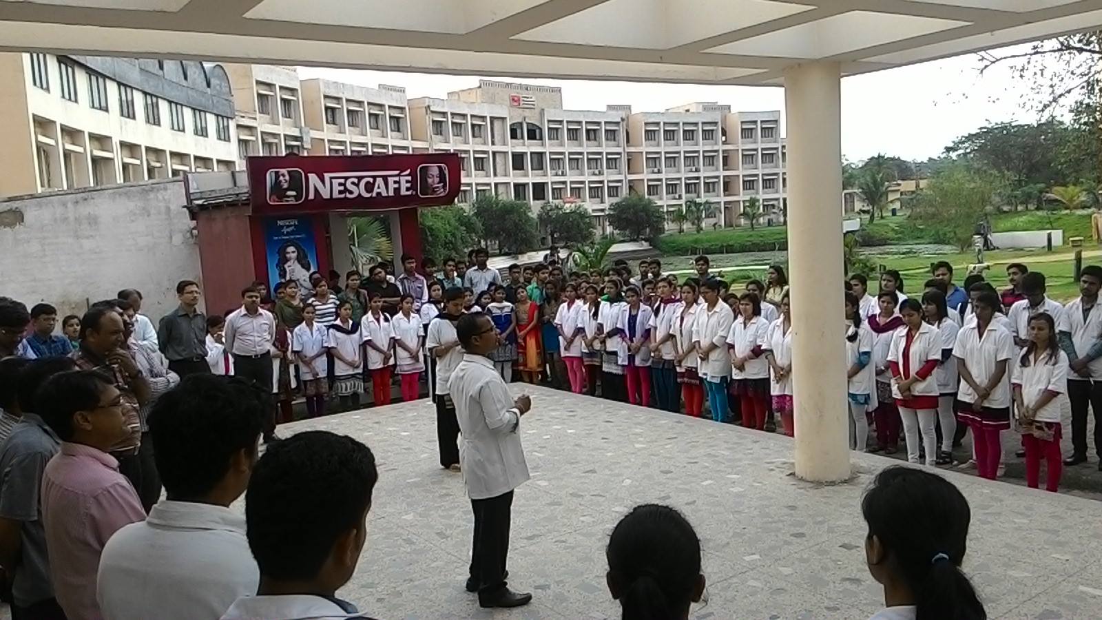 Candle March for the victims of the Earthquake NSHM Durgapur NSHM