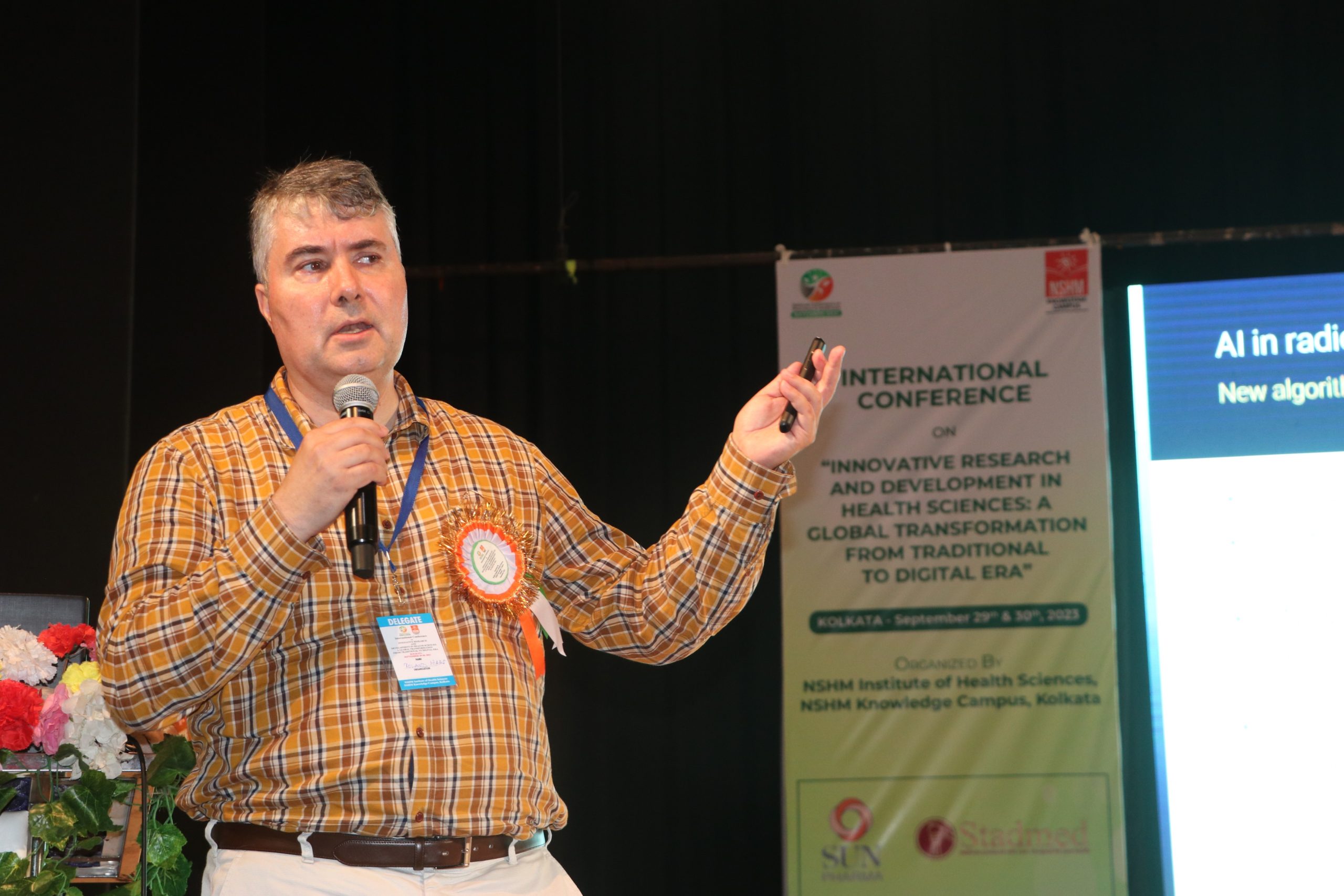 Dr. Roland Erik Haas, Founder and CTO of XAITech GmbH in Germany, highlighted his professional expertise in research and AI, which has revolutionised the healthcare sector