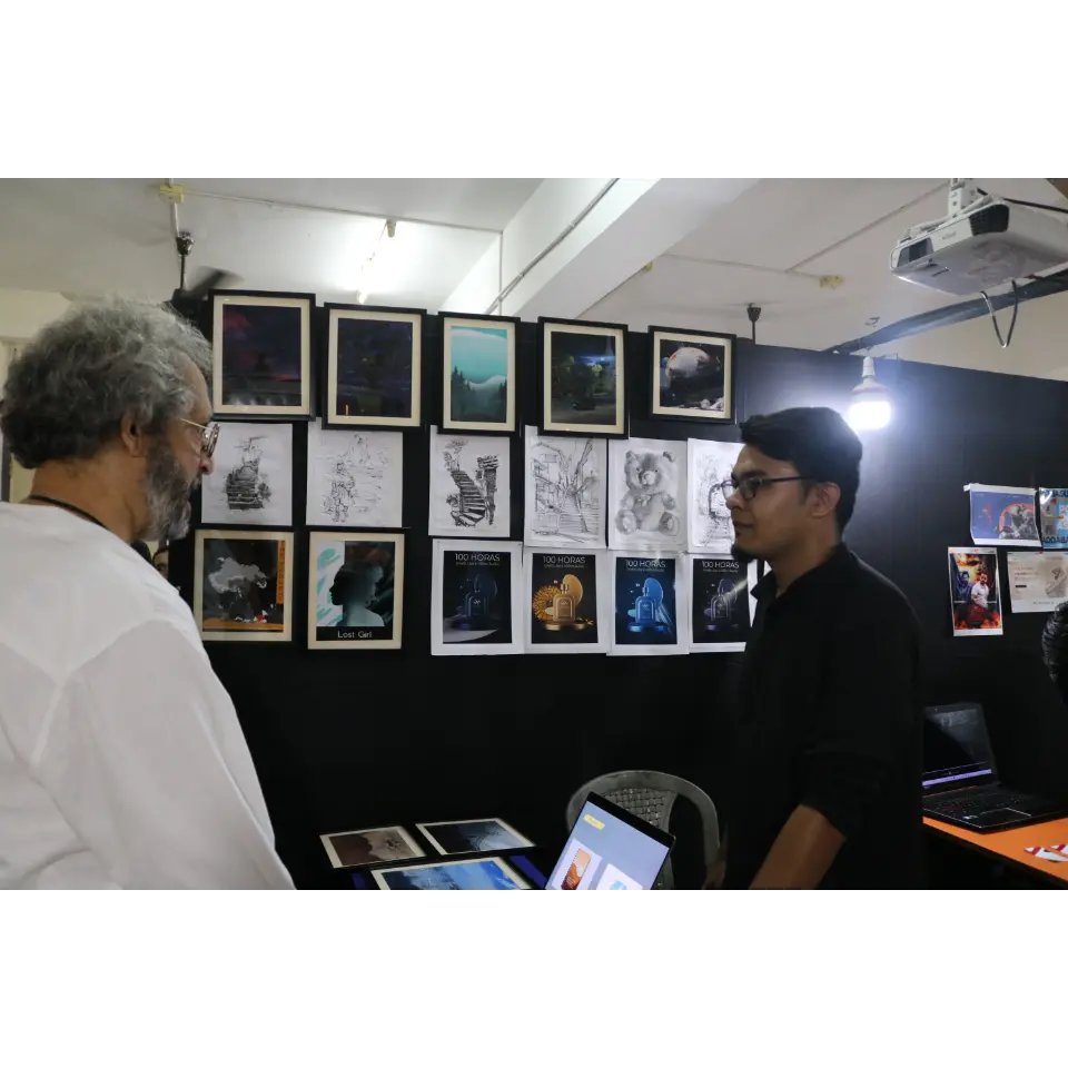 Showcasing the project in front of esteemed mentors!
