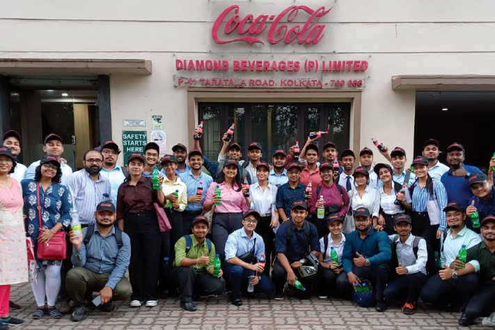 Industrial visit at Diamond Beverages Pvt. Ltd
