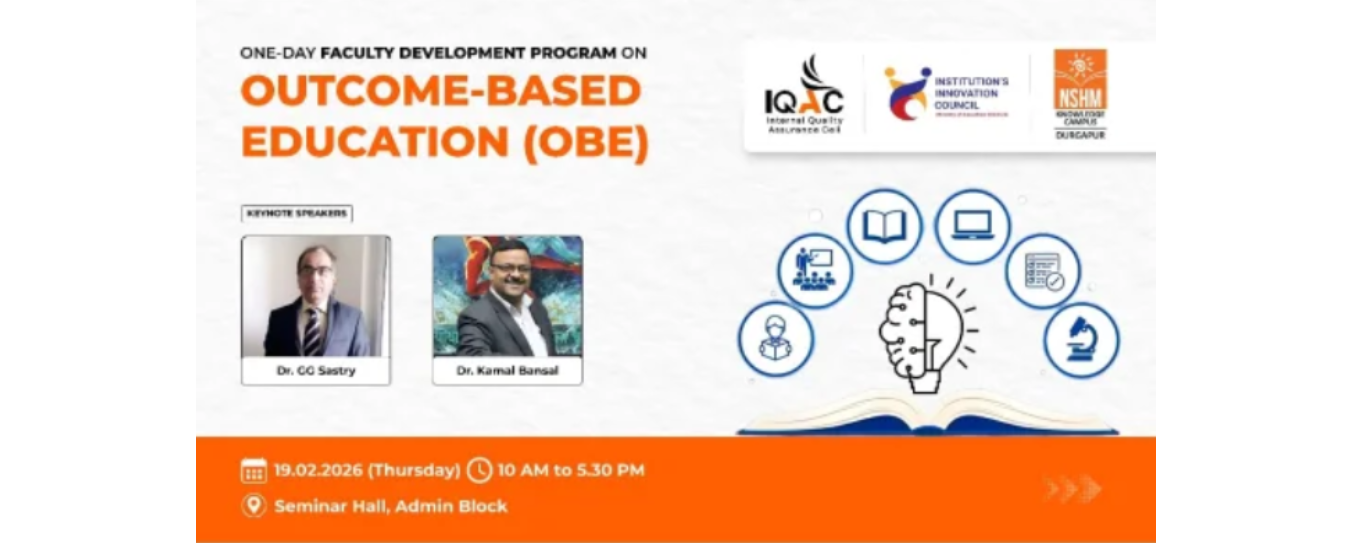 One day faculty development programme on Outcome-Based Education (OBE)