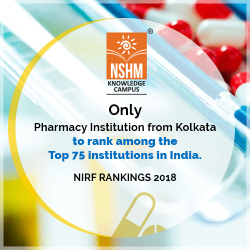 NSHM Institute of Pharmacy, Kolkata Features in NIRF Ranking 2018