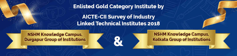 Enlisted Gold Category Institute by AICTE-CII Survey of Industry Linked Technical Institutes 2018