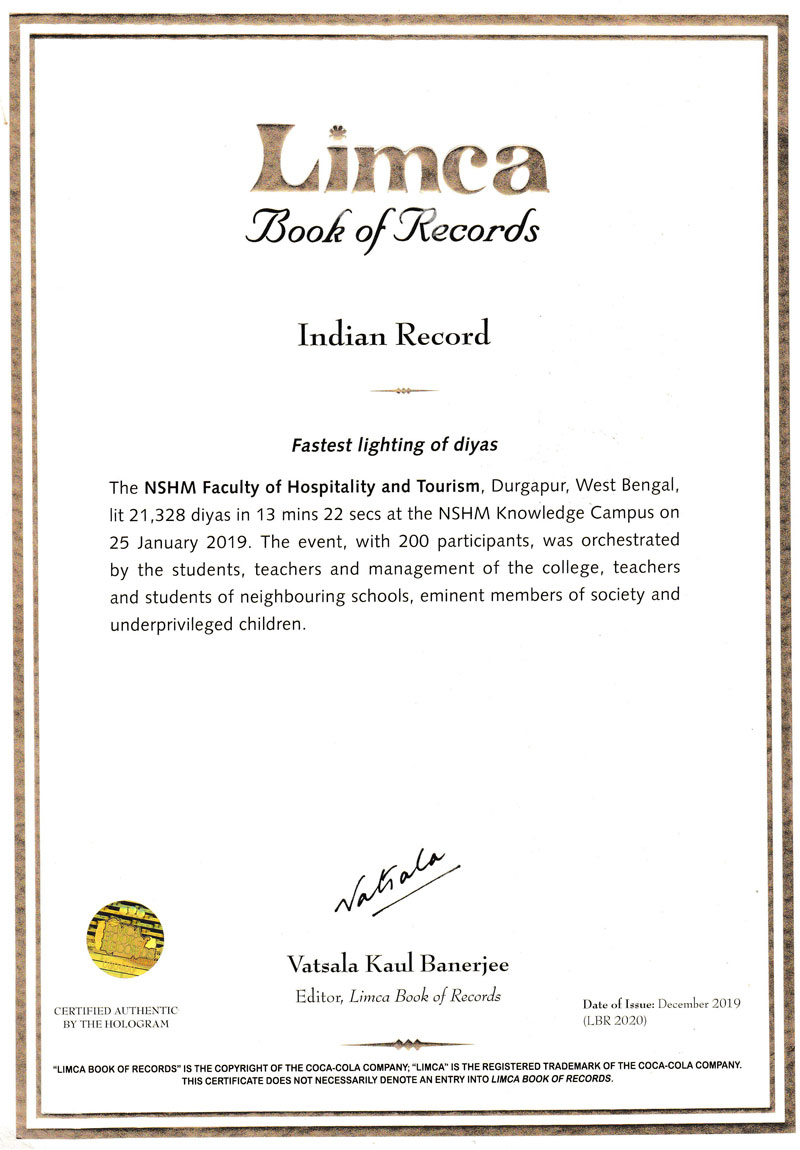 NSHM Knowledge Campus enters Limca Book of Records