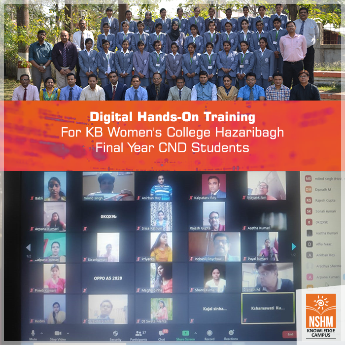 Online Training for Clinical Dietetics and Nutrition students from KB Women’s College, Hazaribagh