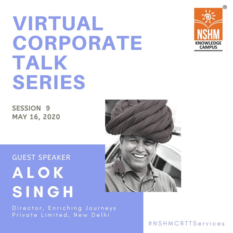Virtual Corporate Talk Series : Guest Speaker – Alok Singh