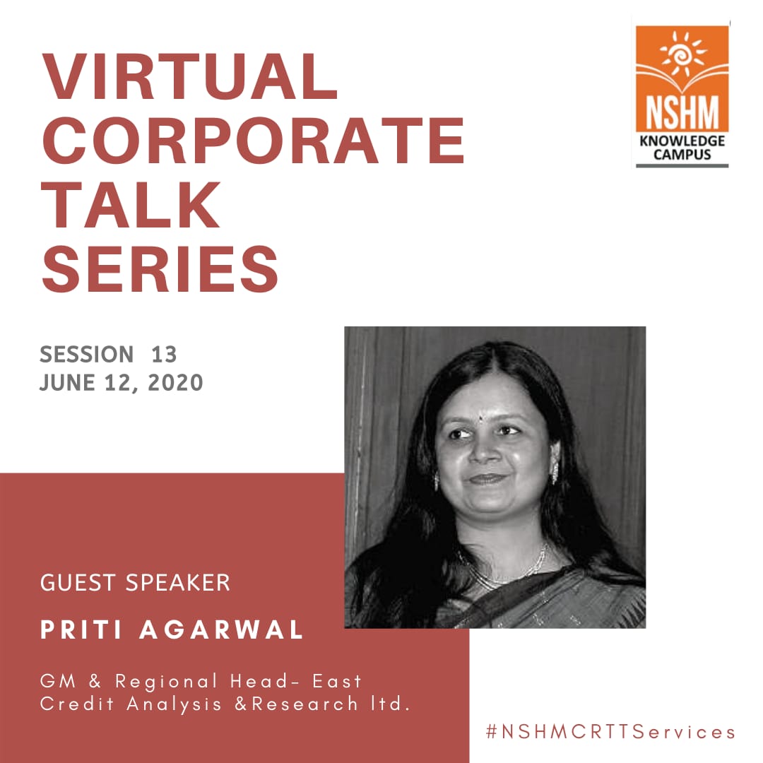 Virtual Corporate Talk Series : Guest Speaker – Priti Agarwal