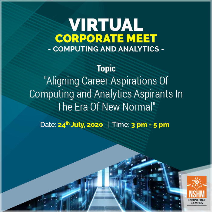 Virtual Corporate Meet 24th July 2020– Computing and Analytics