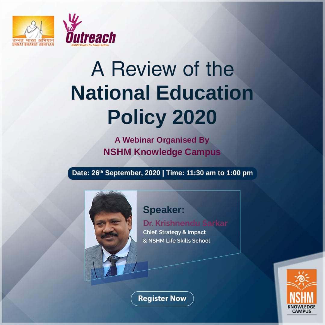 Webinar on Review of the National Education Policy 2020