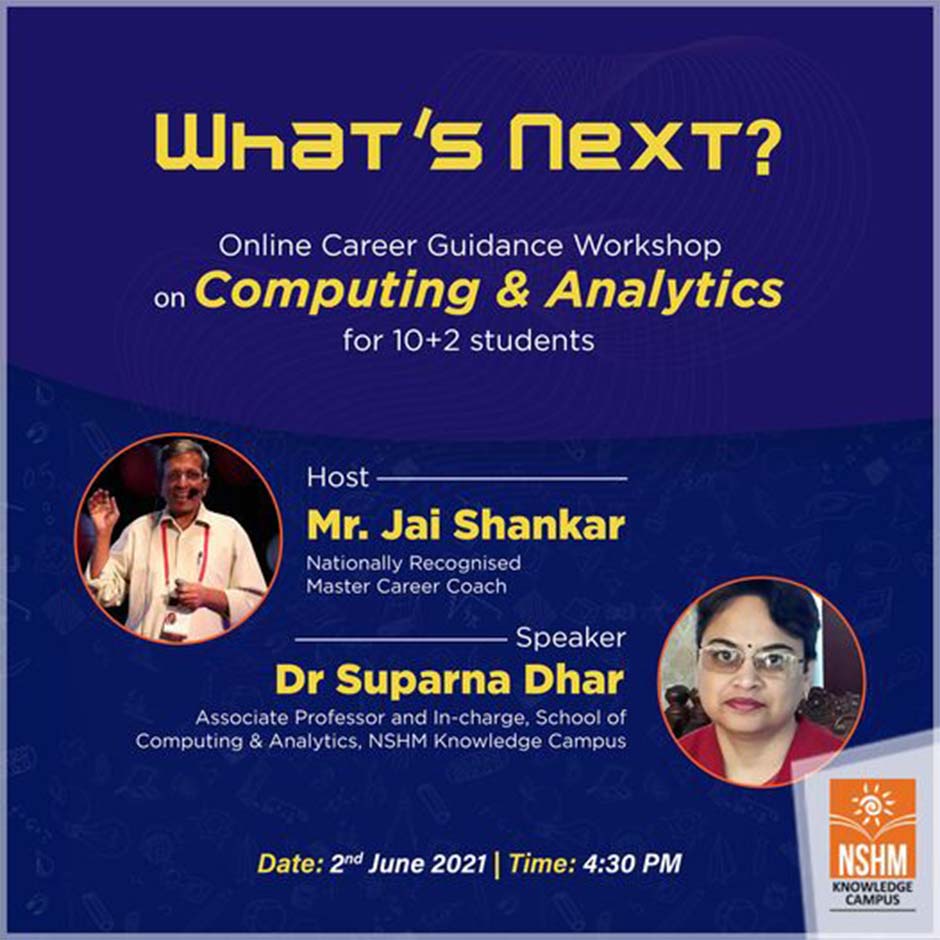 Online Career Guidance Workshop On Computing And Analytics