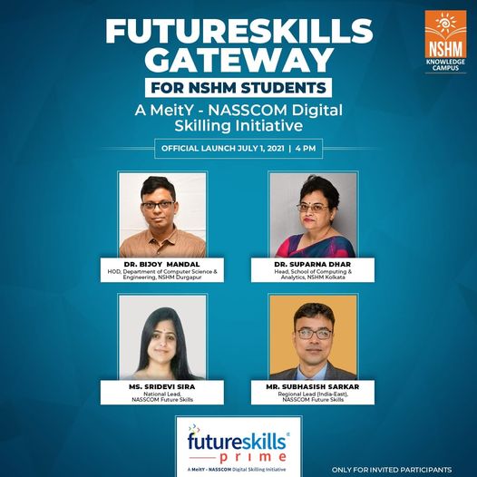 NSHM has collaborated with Nasscom FutureSkills as an official knowledge partner.