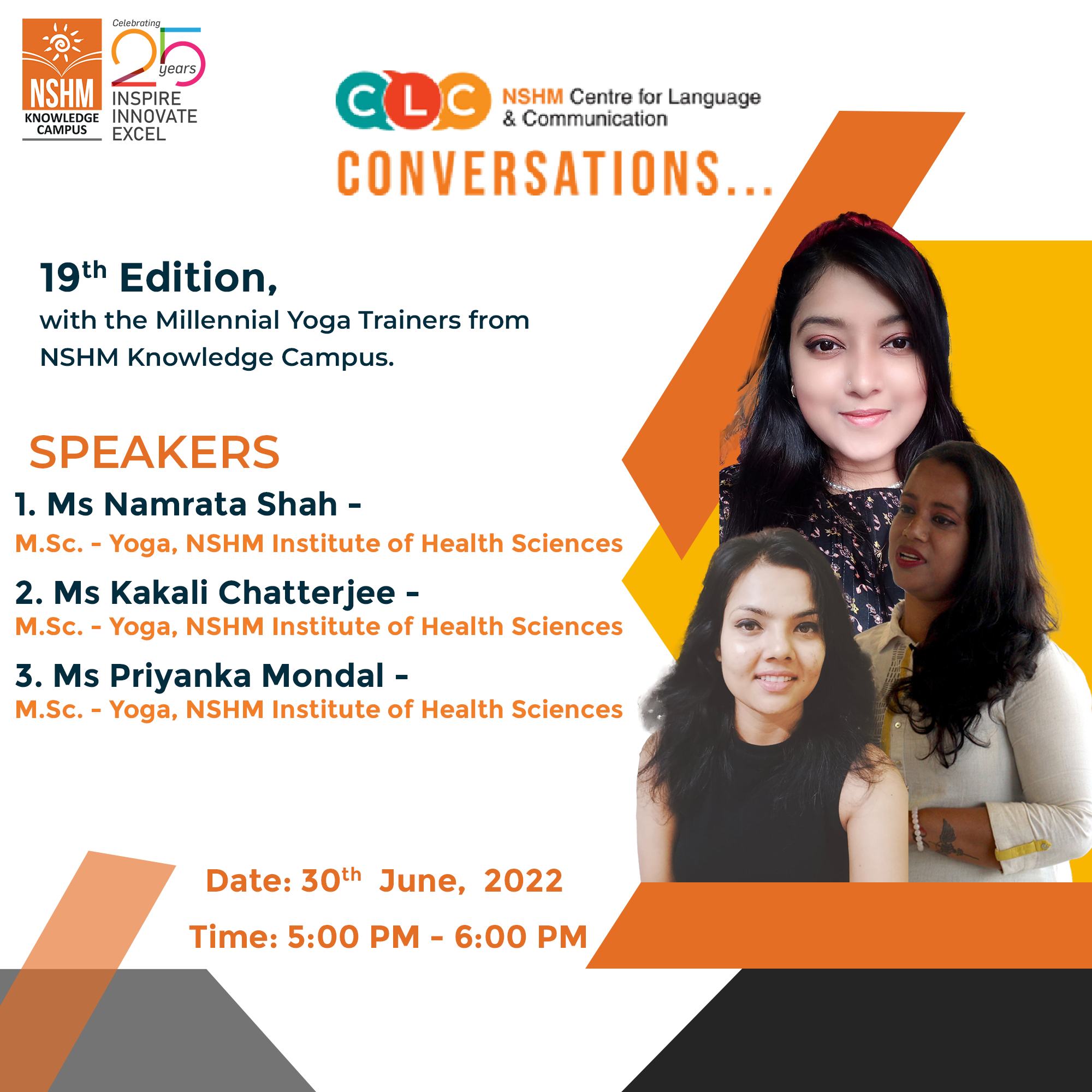 CLC Conversation 19th edition 30th June, 2022