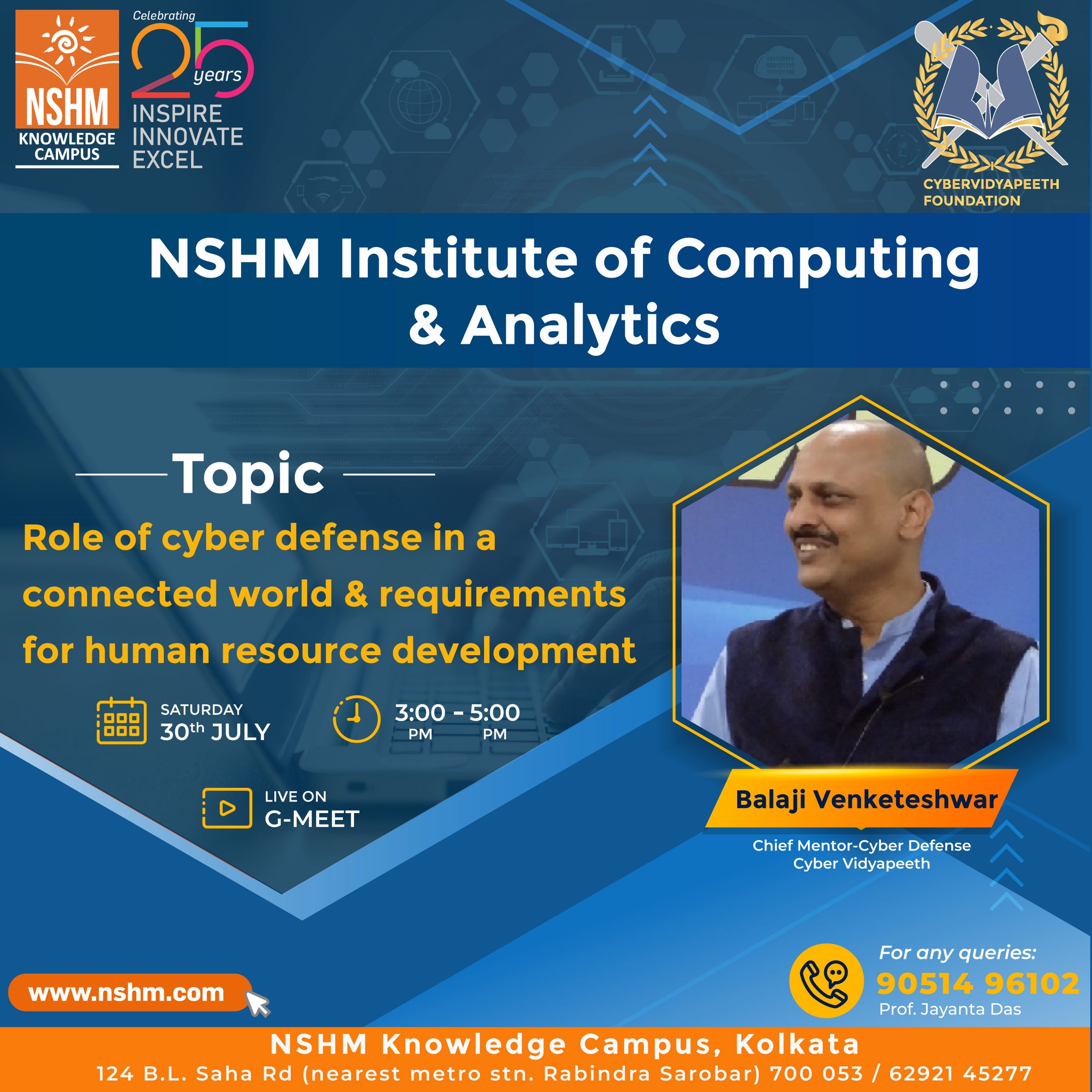 Computer webinar by Balaji Venkenteshwar 30th July 2022