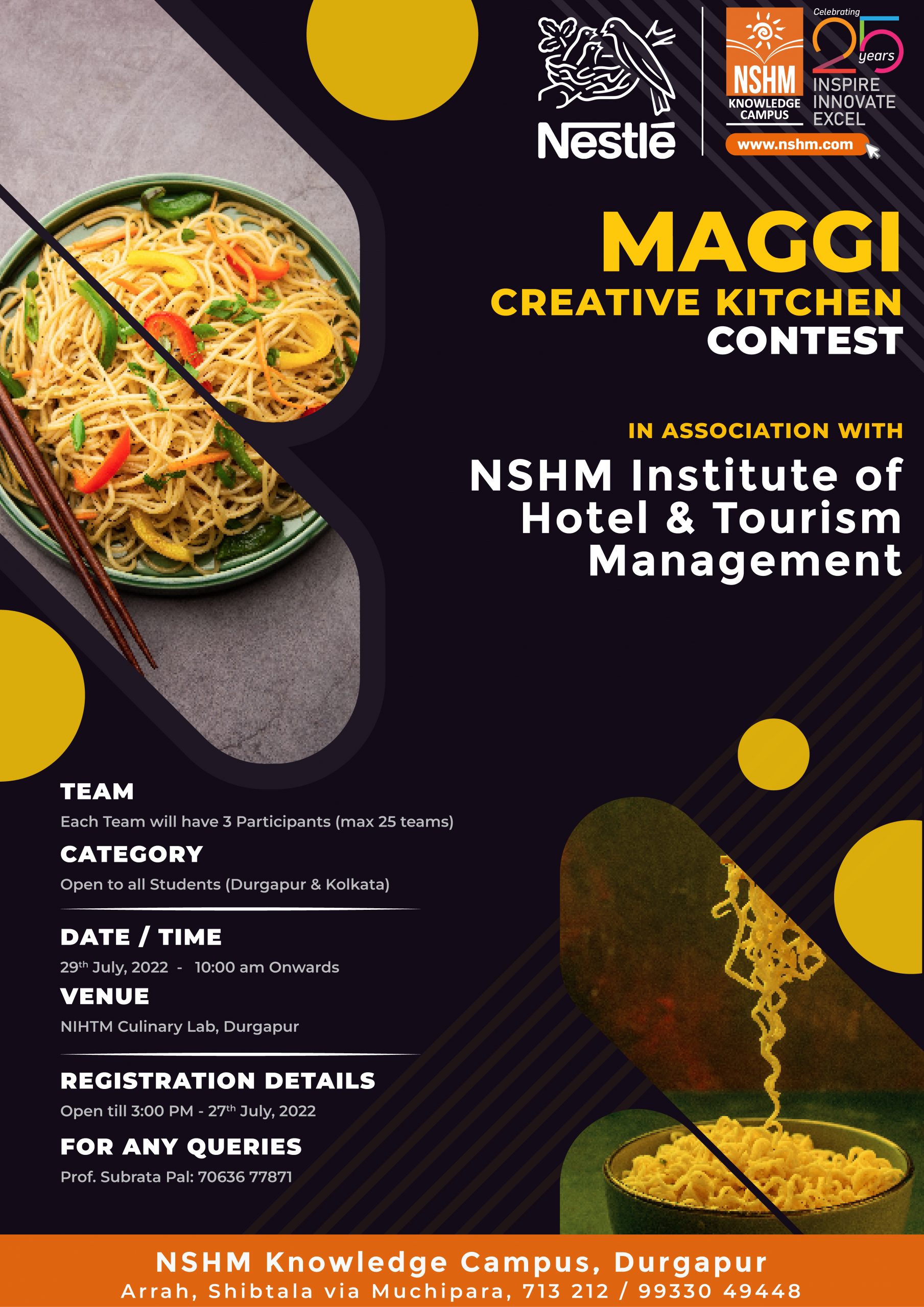 Maggi creative kitchen contest 29th July 2022