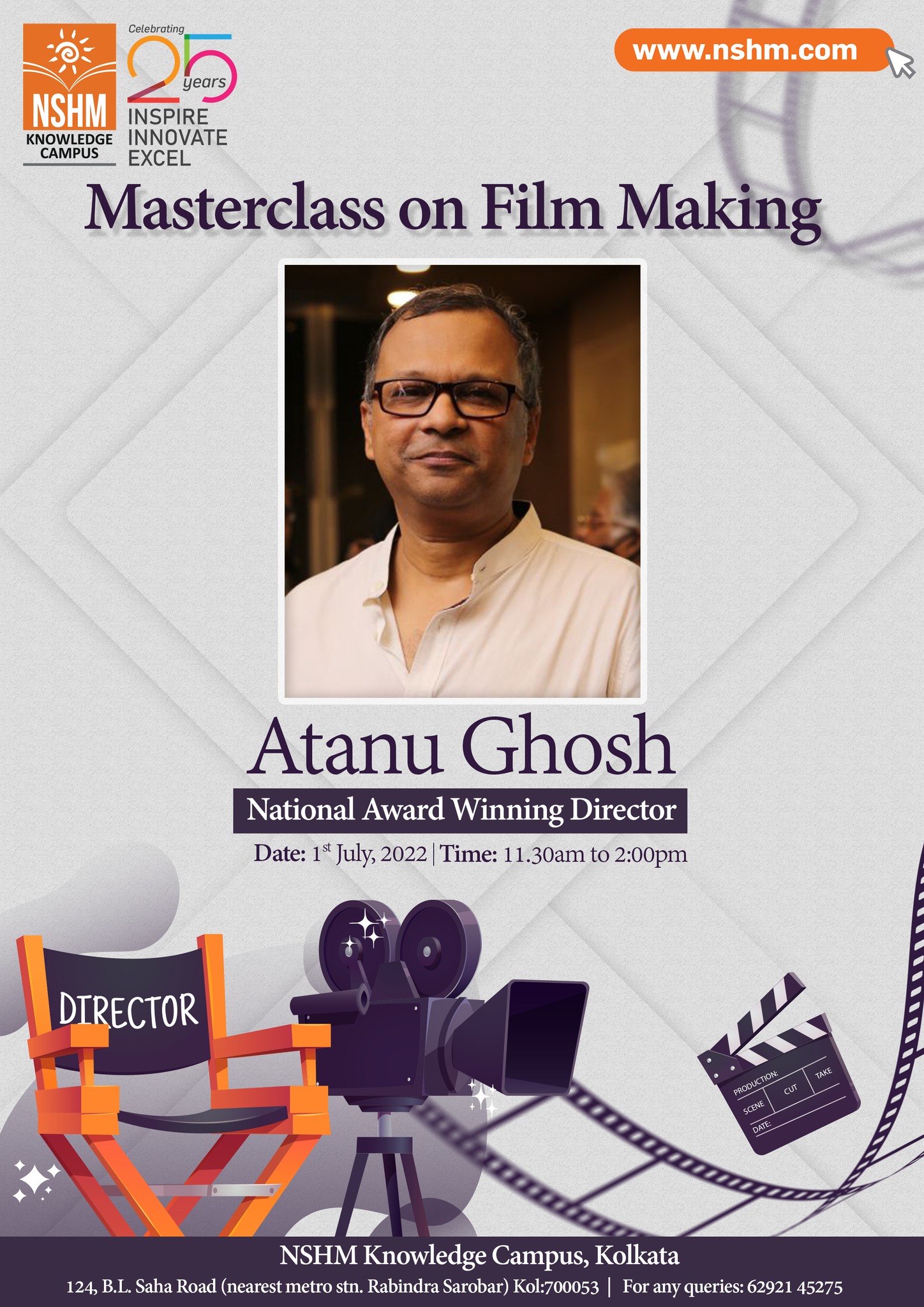 Masterclass on Film Making by Atanu Ghosh