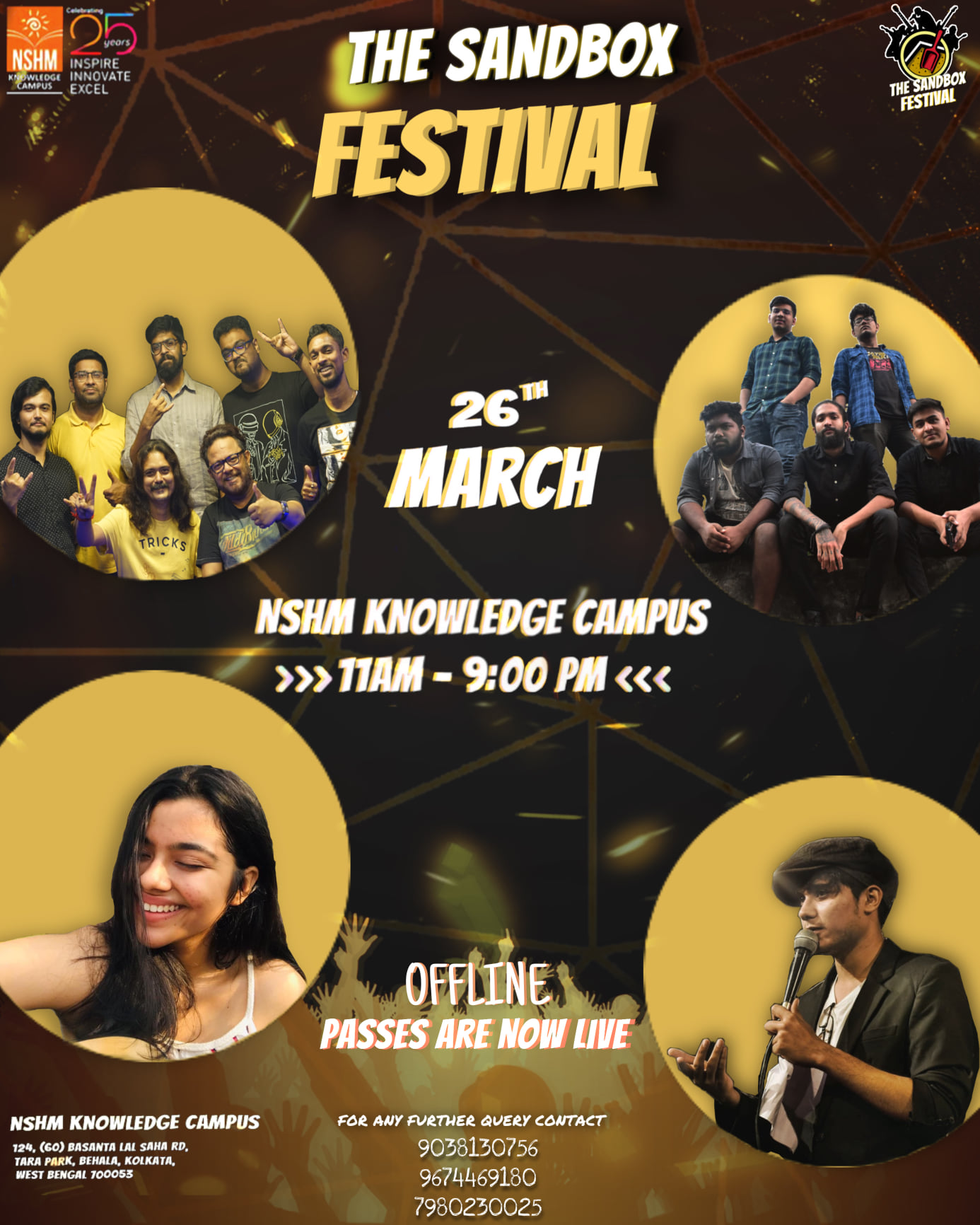 Join NSHMsThe Sandbox Festival on 26th March 2022