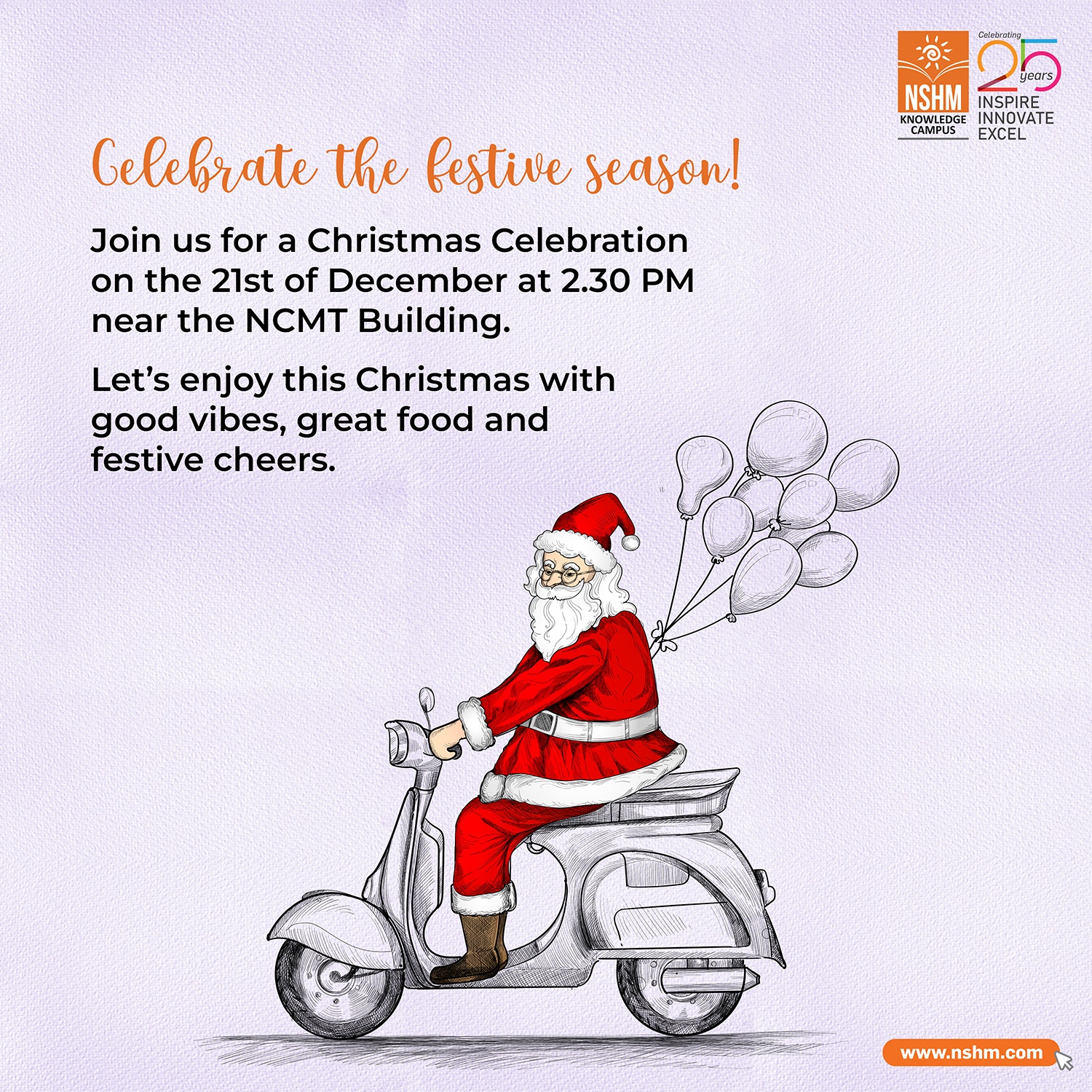 Christmas Celebration at NSHM Knowledge Campus, Kolkata