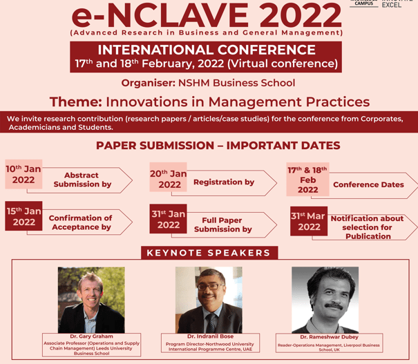 NSHM Business School organizes e-NCLAVE