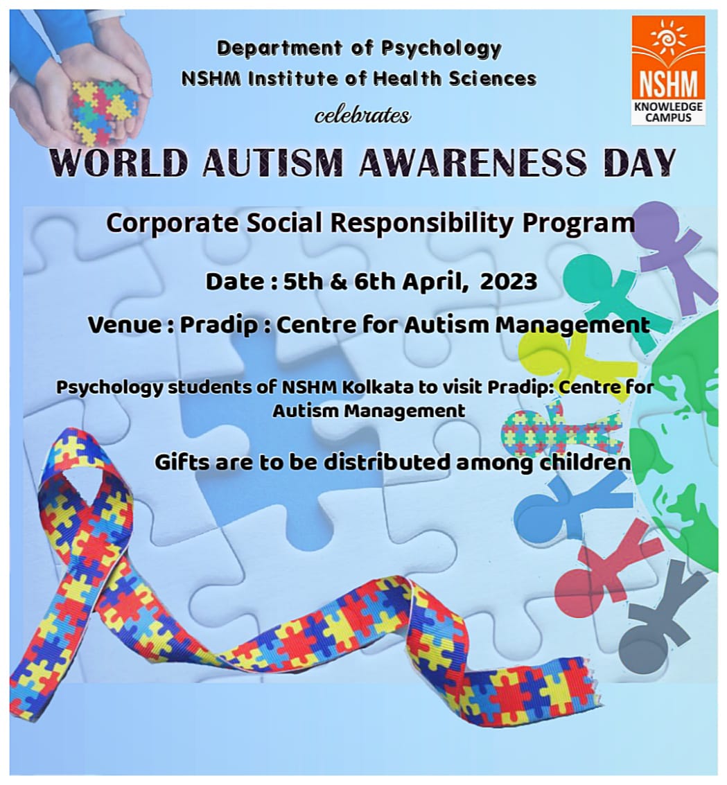 World Autism Awareness Day was organized by department of Psychology