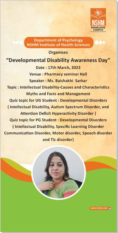 Developmental Disability Awareness Day was organized by department of Psychology