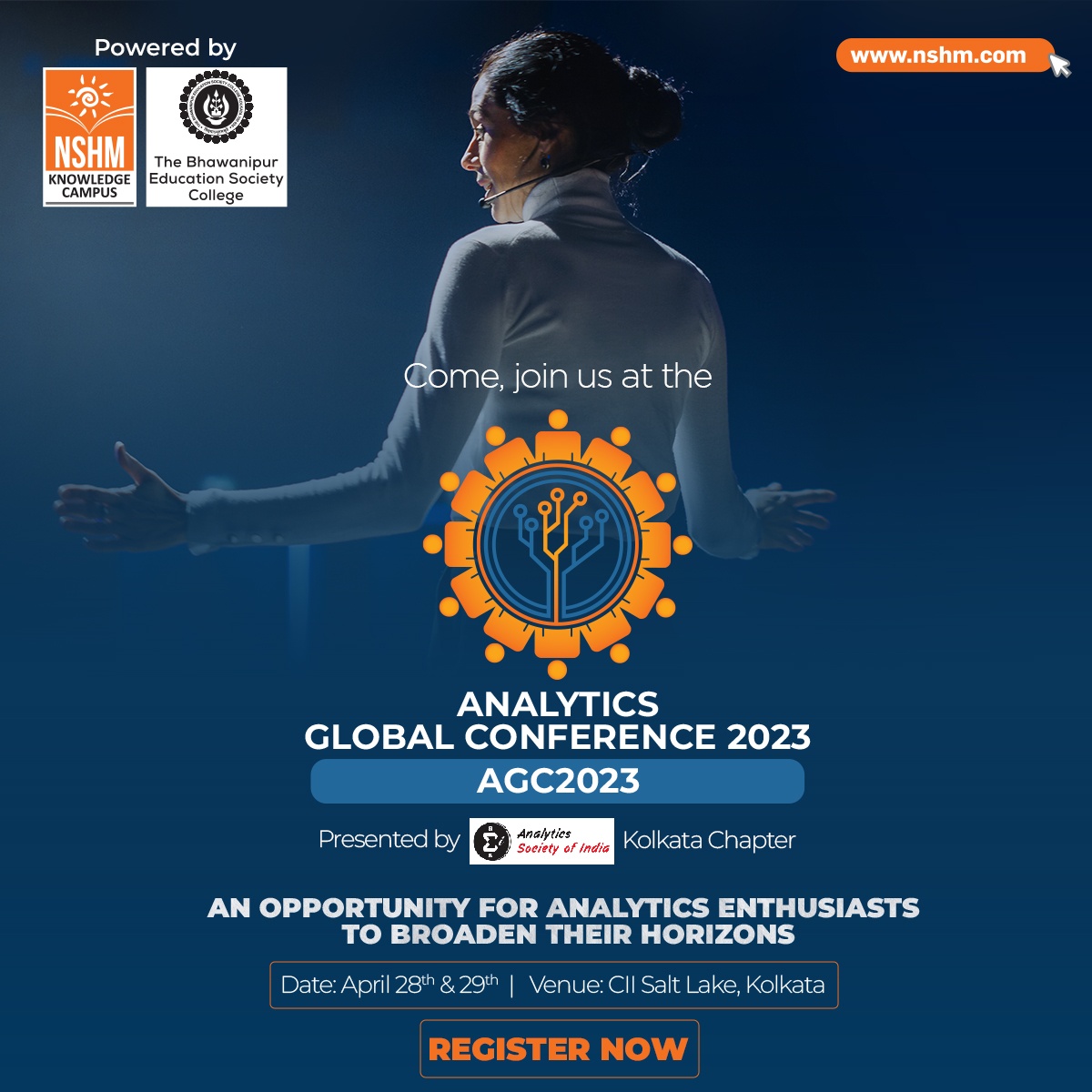 Analytics Global Conference (AGC) 2023 was organized by NSHM Computing & Analytics