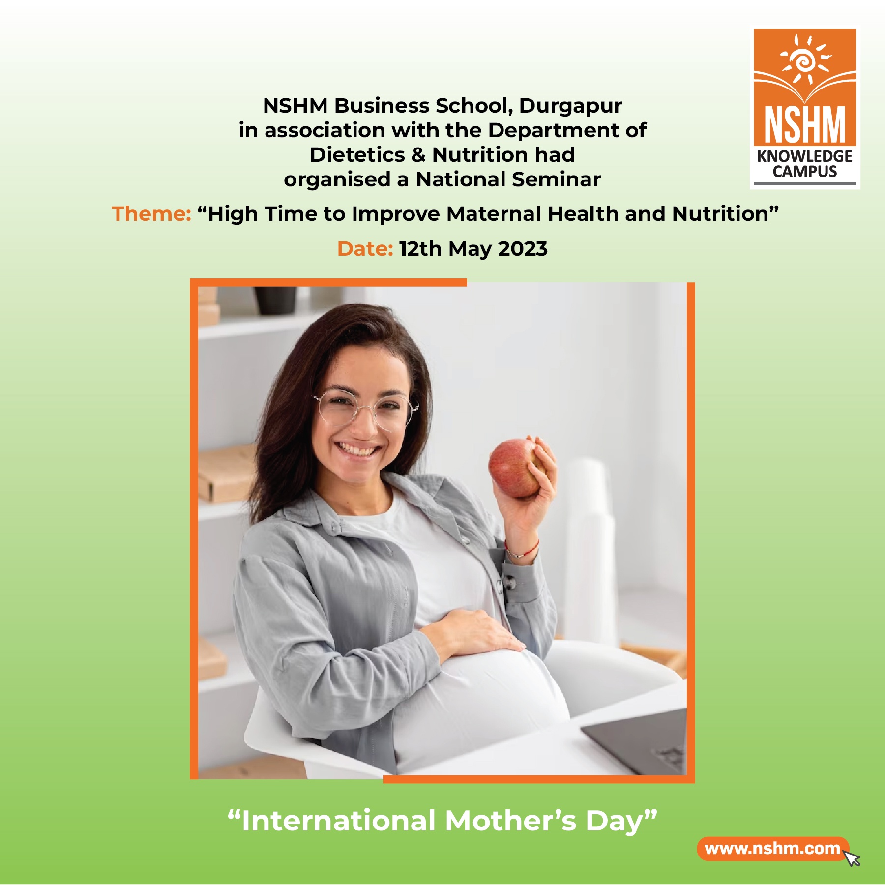 High Time to Improve Maternal Health and Nutrition