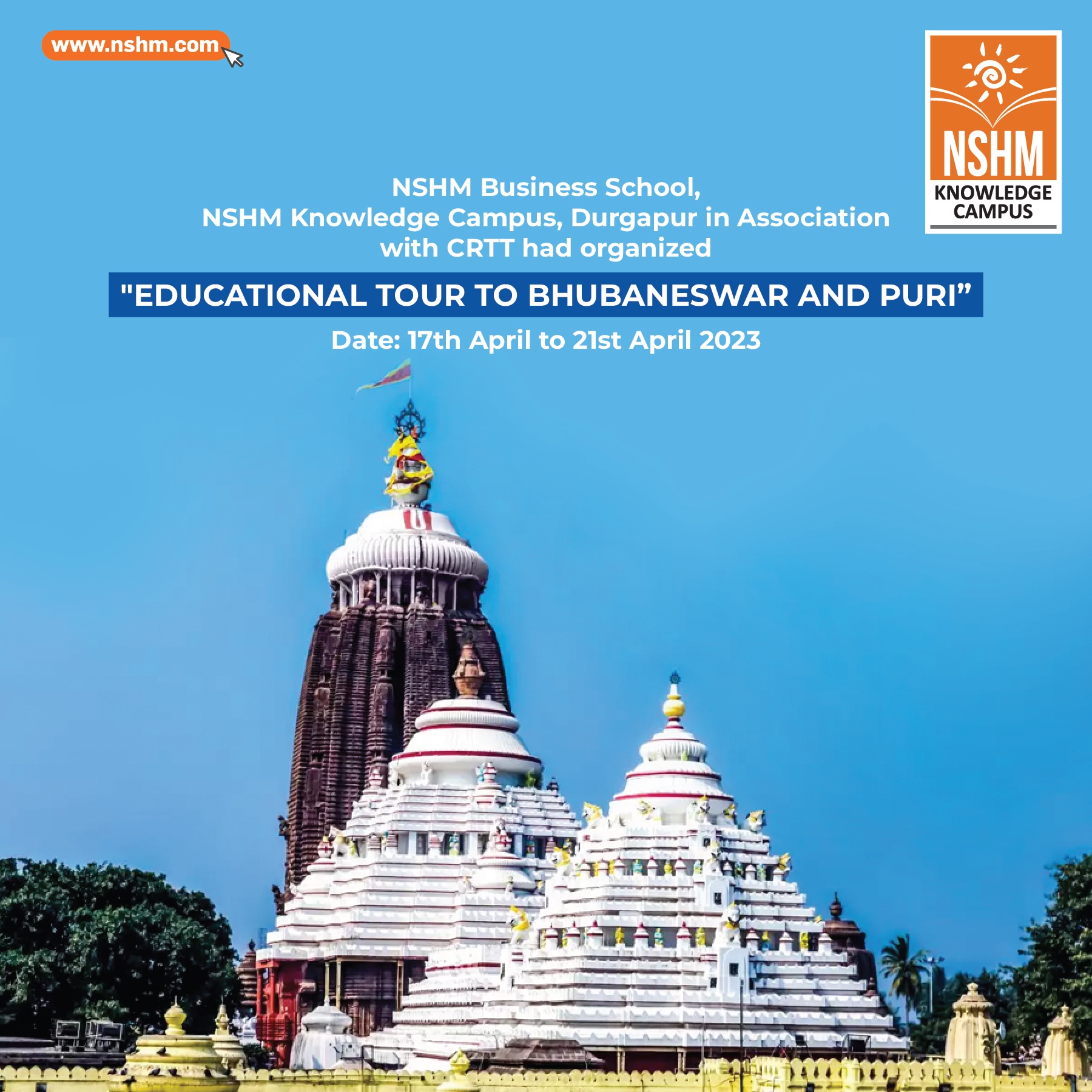 Educational Tour to Bhubaneswar and Puri