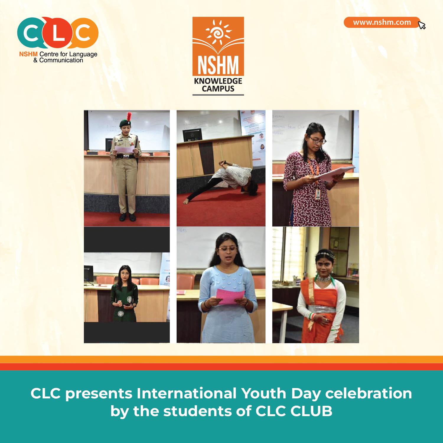 NSHM Centre for Language and Communication presents International Youth Day