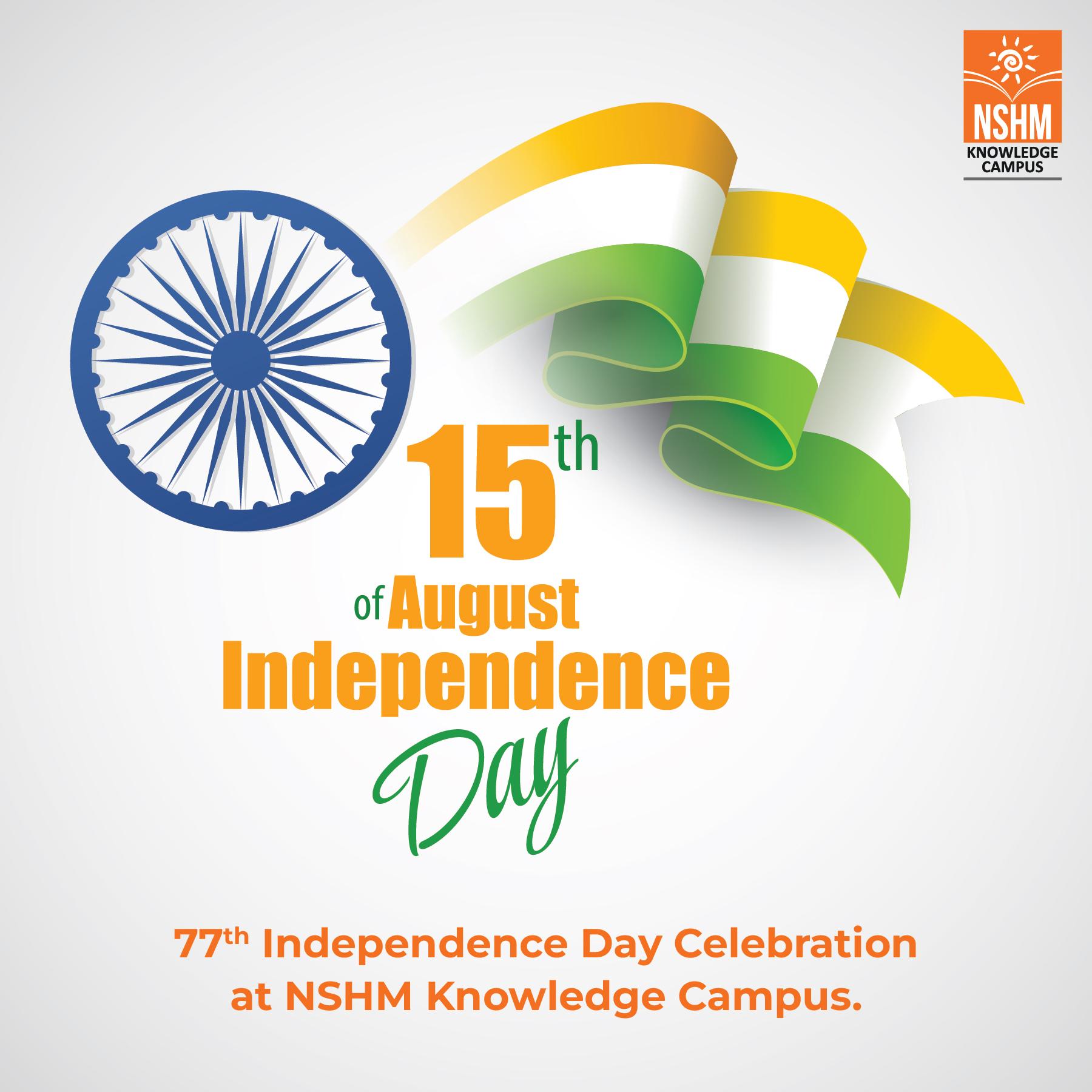 NSHM Knowledge Campus celebrates the Independence Day
