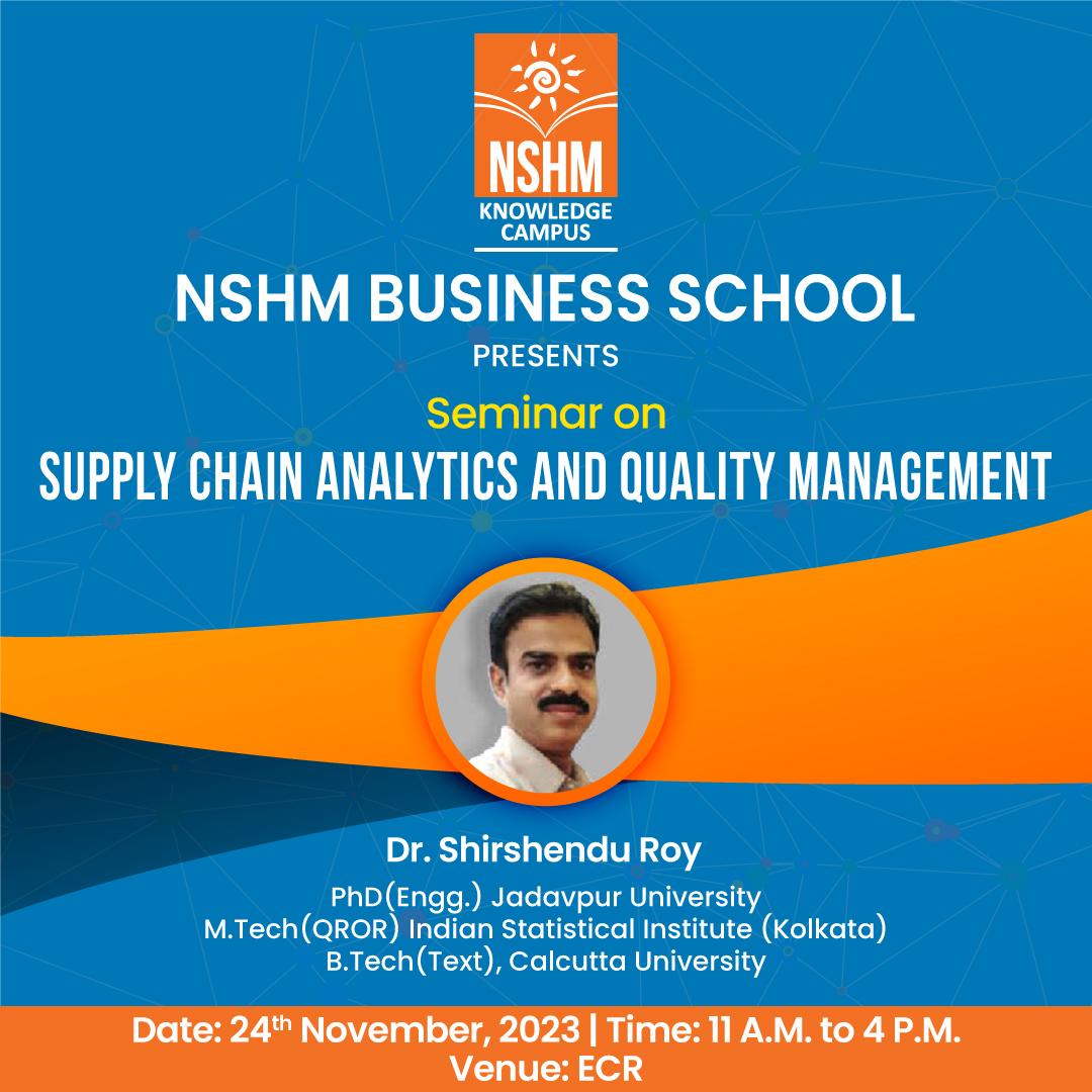Seminar on Supply Chain and Quality Management