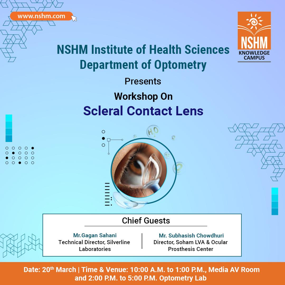 Workshop on Scleral Contact Lenses