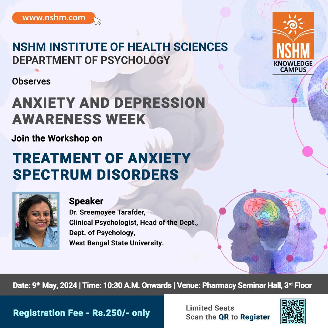 Workshop on Treatment of Anxiety Spectrum Disorders