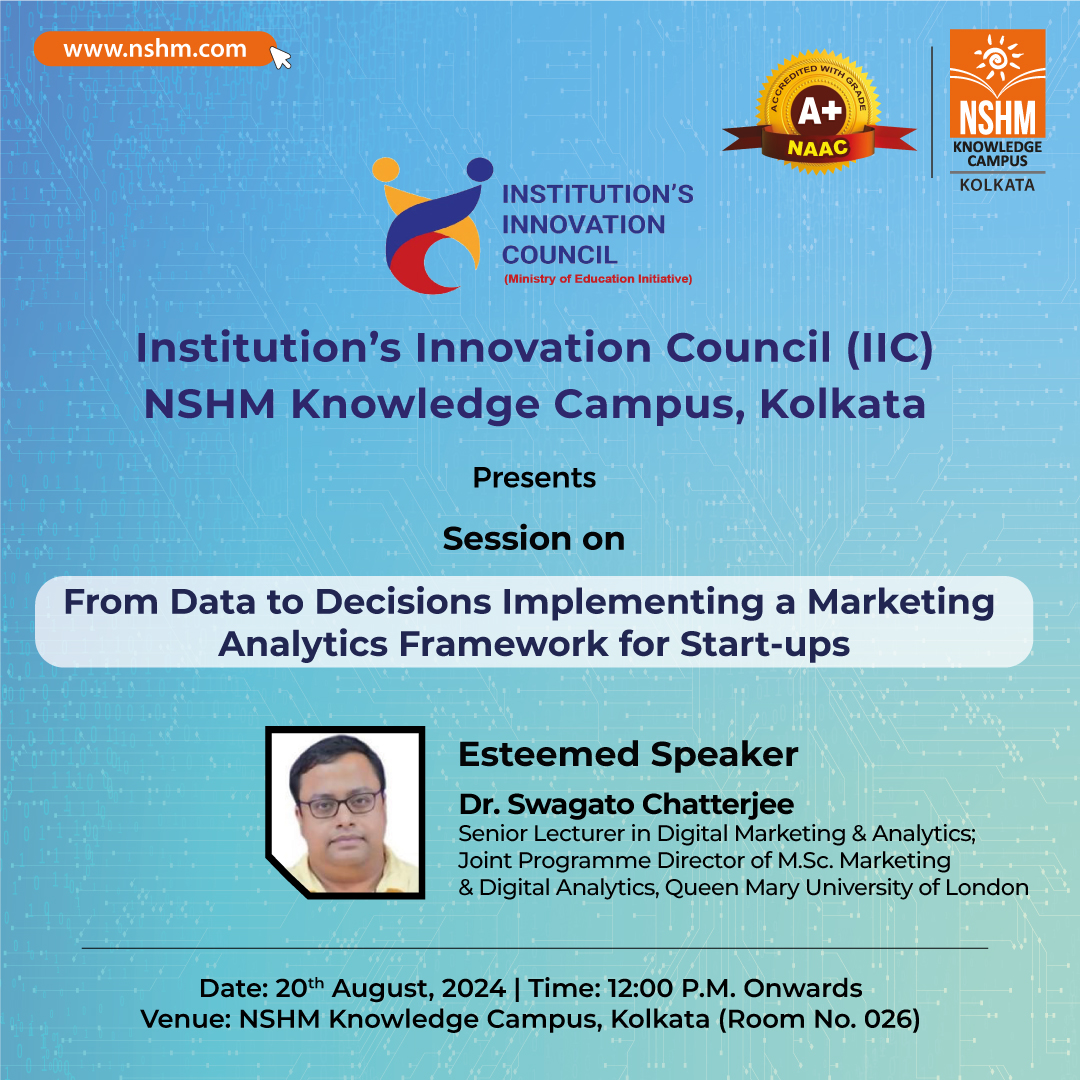 IIC presents session on ‘From Data to Decisions: Implementing a Marketing Analytics Framework for Start-ups’