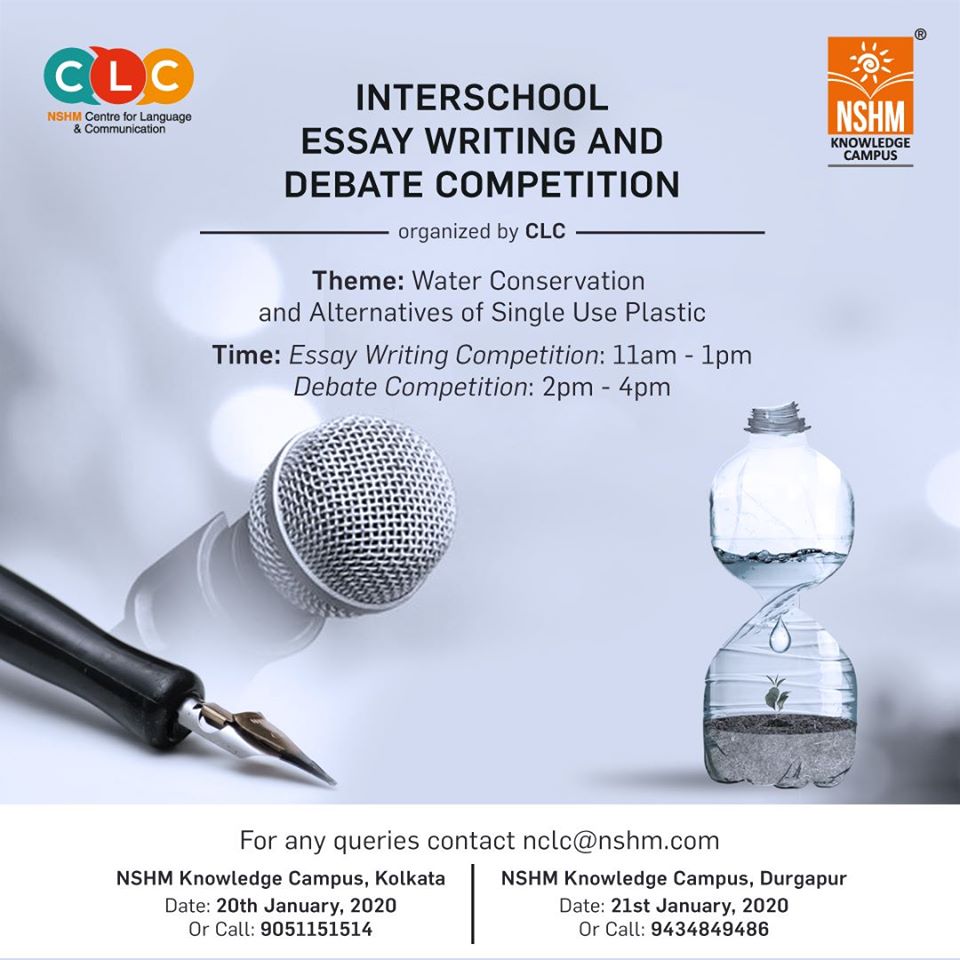 Inter School Essay Writing & Debate Competition - NSHM